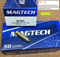 .38 Special  Magtech  SJSP Flat  158 grs.  50 Stück   ( 38 C )