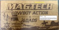 .44 S&W Special Magtech ( Cowboy Aktion Shooting )  Blei-Flachkopf  240 grs  50 Stück  ( 44 B )