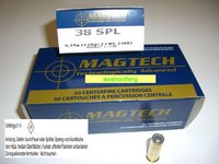 .38 Special   Magtech  LWC  148 grs. 50 Schuß  ( 38 B )