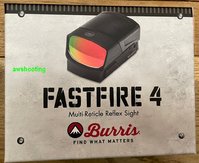 Burris Rotpunktvisier Fast Fire IV, Multi VAR, mit Picatinny Montage, wasserdicht