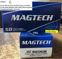 .357 Mag.  Magtech FMJFL 158 grs.   50 Stück   ( 357 D )