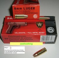 9 mm Luger Geco  VM FK  154 grs.  50 Stück