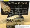 9 mm Luger S&B  FMJ Subsonic 140 grs.   50 Stück