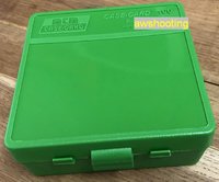 Patronenbox MTM mit Klappdeckel Grün  100 Stück