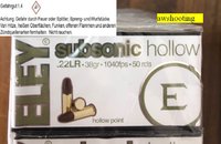 ELEY  Subsonic Hollow  .22 LR  (05400)   50 Stück   