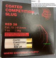 12 / 67,5 GECO Coated Competition Slug Red 28   25 Stück