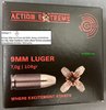 9 mm Luger  Geco Action EXTREME  108 grs.  20 Stück