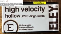 ELEY High Velocity Hollow  .22 LR  (11201)    50 Stück   