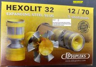 12/70  DDupleks Hexolit Slug 32g   5 Stück