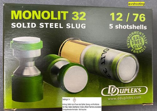 12/76 DDupleks Monolit Slug 32g   5 Stück 
