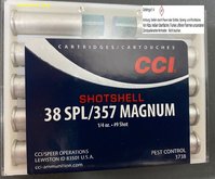 CCI SHOTSHELL .38/.357 Mag.  100 grs.  10 Stück