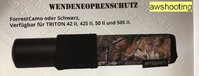 AimSport Neoprenwendehülle T4 camo/schwarz   Länge 235 mm, Ø40-45 mm