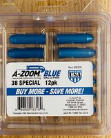 A-Zoom Pufferpatrone Blue Kal. .38 Spez. Schlagbolzenschutz 12 Stück