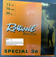 12/70 Rottweil Spezial 36 Basic Line Bleischrot 4,0 mm 36 gr.  25 Stück