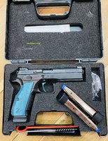CZ 75 Pistole Shadow II  SA  Kal. 9 mm Luger  schwarz / blau