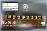 8 x 57 IS  RWS EVO green 139 grs.  20 Schuß