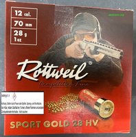 12/70 Rottweil Trap Gold 28 HV  2,2 mm 28 gr. Nr. 8     25 Stück