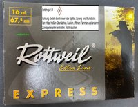 16/67,5 Rottweil  Express Postenschrot ( 9P )  7,4 mm  10 Stück
