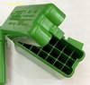 Patronenbox MTM mit Klappdeckel grün 20 Stück
