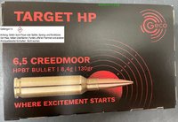 6,5 Creedmoor  Geco Target HP 130 grs.  50 Stück