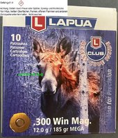 .300 Win Mag  Lapua Mega 185 grs. (4317312) 10 Schuß