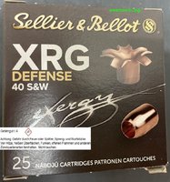.40 S&W  S&B XRG Defense 130 grs. 25 Schuß