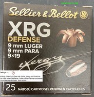 9 mm Luger  S&B XRG Defense 100 grs. 25 Schuß