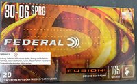 .30-06 Sprg. Federal Fusion  165 grs.  20 Stück