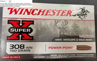 .308 Win Winchester Power Point 150 grs. 20 Stück