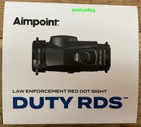Aimpoint Mod. Duty RDS - 2 MOA / Schwarz / NVD / Picatinny 39mm