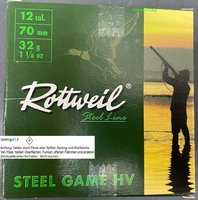 12/70 Rottweil Steel Game HV Weicheisenschrot 3,5 mm  32 gr.  25 Stück