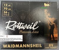 12/70 Rottweil Waidmannsheil HV Plastik 36 g  3,0 mm  Nr. 5   10 Stück