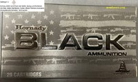 .300 Blackout Hornady black ammo 208 grs. A-Max Match Subsonic  20 Stück