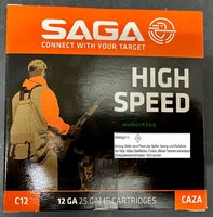 12/70 Saga Schrotpatrone  High Speed  3,5 mm - ( Nr. 3 ) 36 gr  25 Schuß